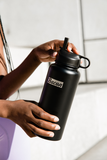 Bacon Accessory Insulated Metal Water Bottle // Black