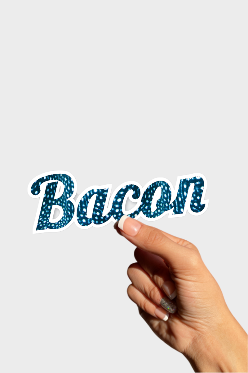 Bacon Accessory Sticker Pack // Whaleshark