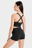 Bacon Active Sports Bra Wrap Sports Bra // Black
