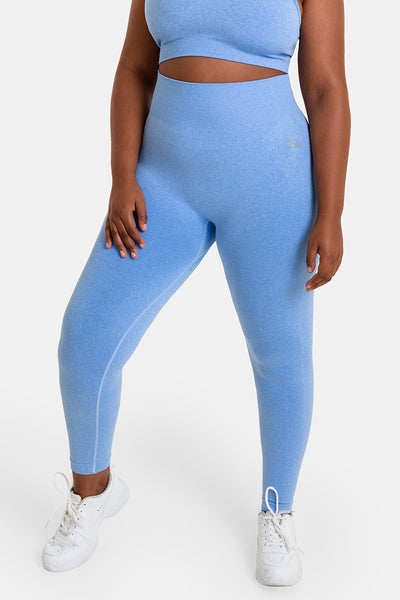 V-Waist Leggings // Blue – Bacon Bikinis