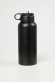 Bacon Accessory Insulated Metal Water Bottle // Black