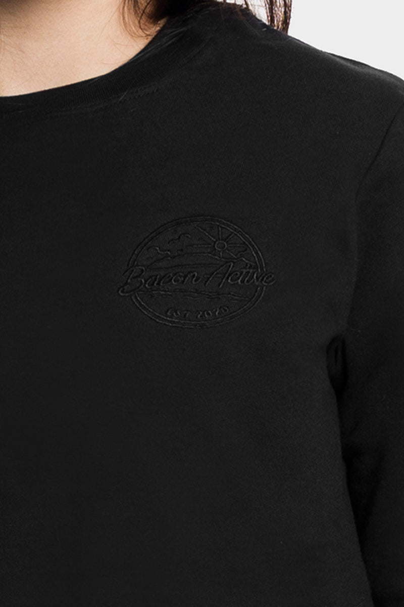 Bacon Active Sweatshirt Established Sweatshirt // Black